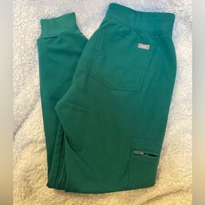 FIGS Zamora Jogger Scrub Pants Women’s Green XS Petite
